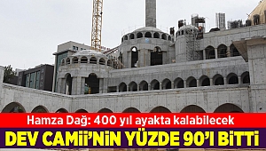 İzmir'e 15 bin kişilik cami: Yüzde 90'ı tamamlandı