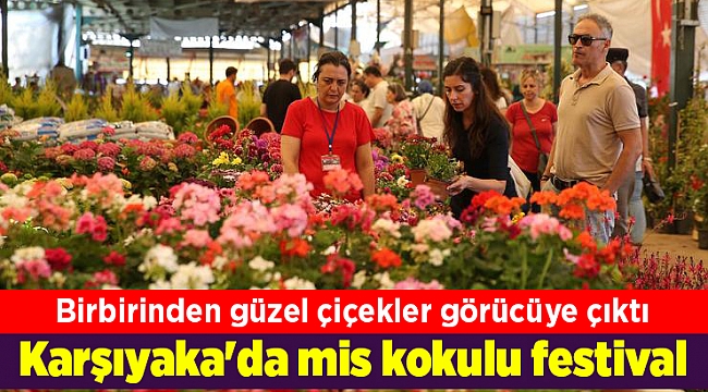Karşıyaka'da mis kokulu festival