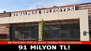 Kemalpaşa Belediye Başkanı Rıdvan Karakayalı borçları kalem kalem ifşa etti
