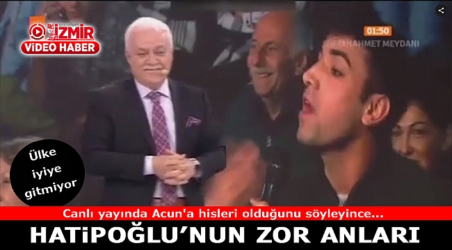 Nihat Hatipoğlu'nun zor anları! Canlı yayındaki erkek seyirci Acun Ilıcalı'ya hislerim var dedi