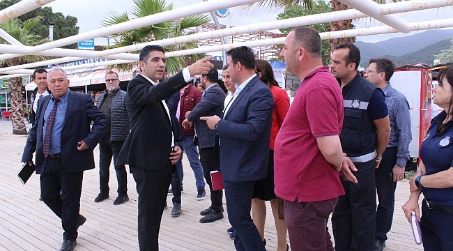 Özdere'deki kafe yıkıldı, alan halka açılacak