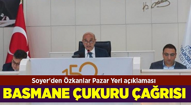 Soyer'den Özkanlar Pazar Yeri açıklaması