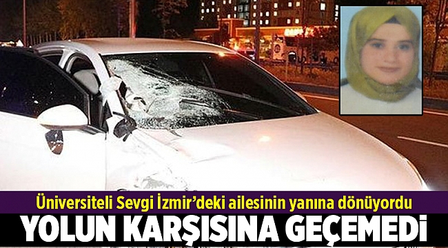 Üniversiteli Sevgi, yolun karşısına geçemedi