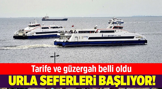 Urla vapur seferleri 18 Mayıs'ta başlıyor