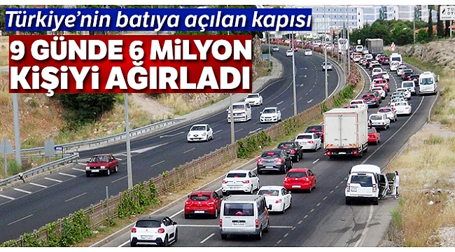 9 günde 6 milyon yerli turisti ağırladı