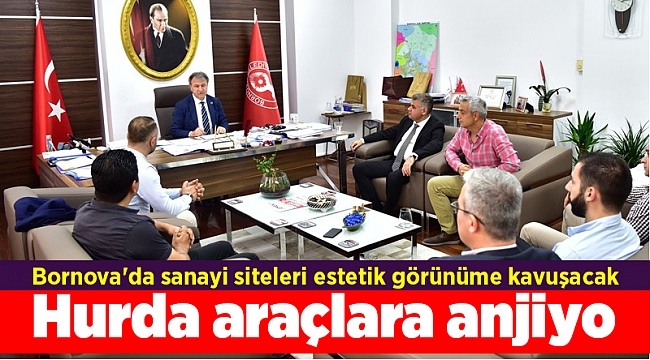 Bornova'da sanayi siteleri estetik görünüme kavuşacak