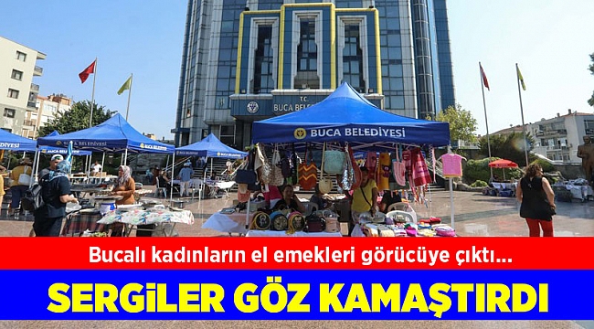 Bucalı kadınların el emekleri görücüye çıktı