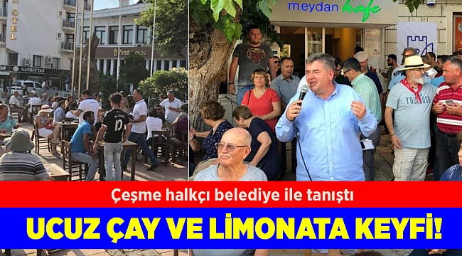 Çeşme halkçı belediye ile tanıştı
