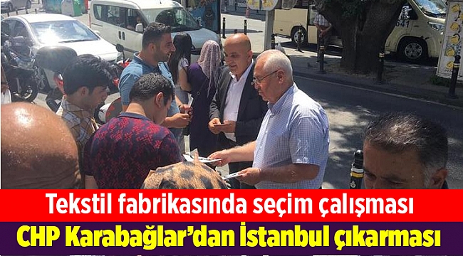 CHP Karabağlar’dan İstanbul çıkarması