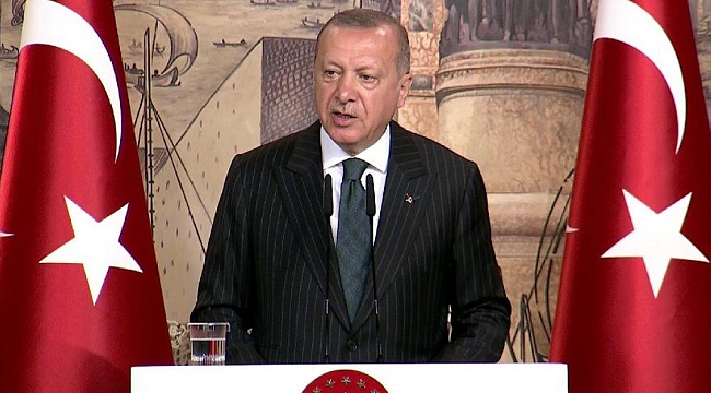 Cumhurbaşkanı Erdoğan yabancı basın mensuplarıyla bir araya geldi
