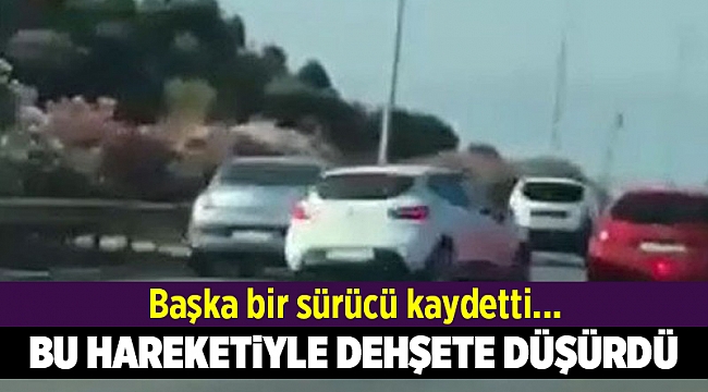 Direksiyonu, tartıştığı sürücünün otomobiline doğru kırdı