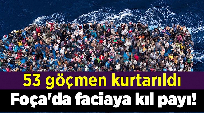Foça'da faciaya kıl payı!