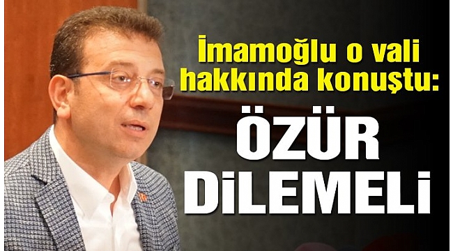 İmamoğlu’ndan önemli açıklamalar! ‘Ordu Valisi bir tuzak kurmuştur’