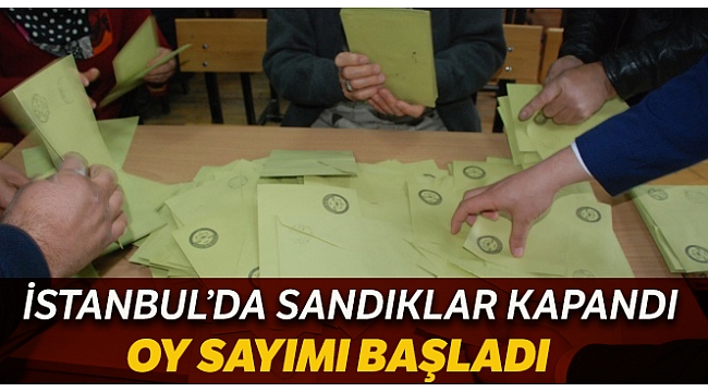 İstanbul'da sandıklar kapandı