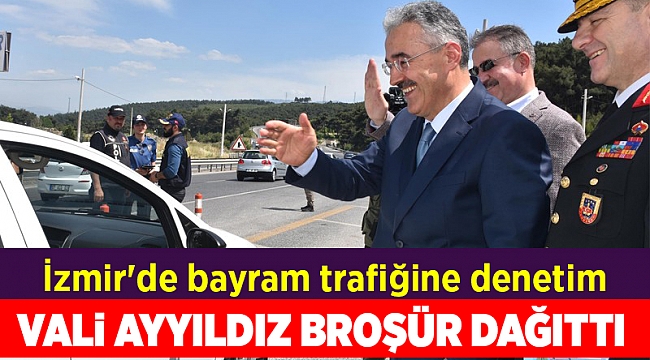 İzmir'de bayram trafiğine denetim