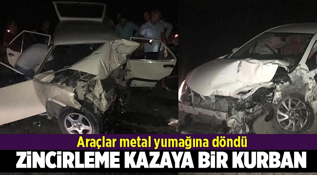 İzmir'de zincirleme kaza: 1 ölü, 2 yaralı