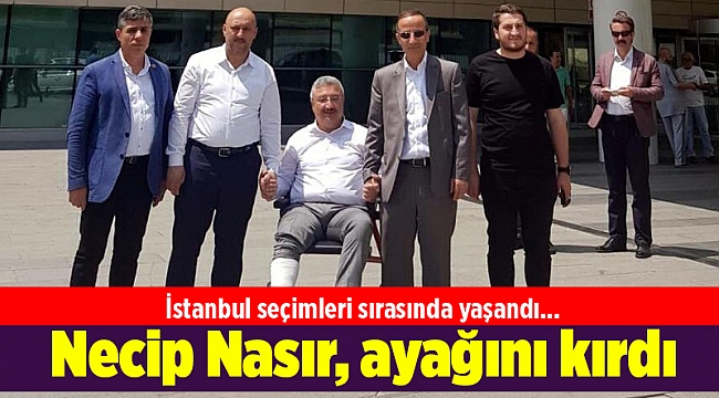 İzmirli vekil ayağını kırdı