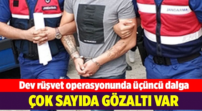 Jandarmadan 17 ilde 'rüşvet' operasyonu: 47 gözaltı