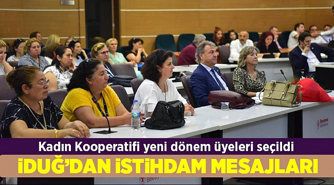 Kadın Kooperatifi yeni dönem üyeleri seçildi