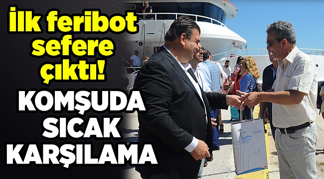 Samos’ta sıcak karşılama