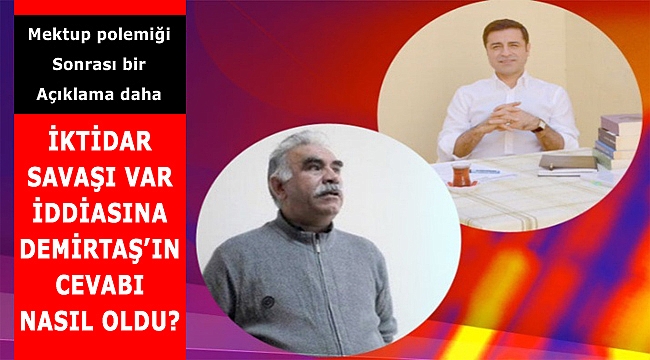 Selahattin Demirtaş'tan Öcalan açıklaması