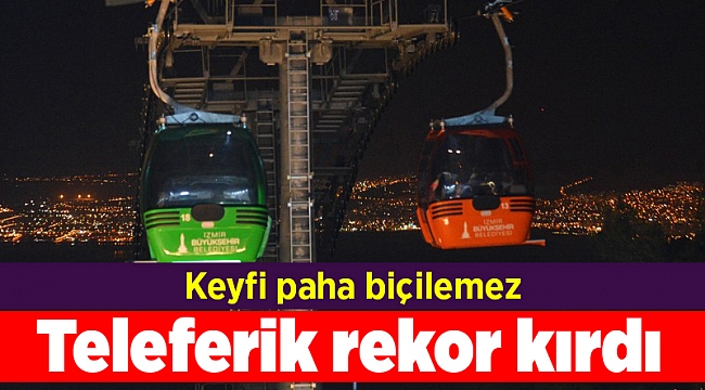 Teleferik rekor kırdı