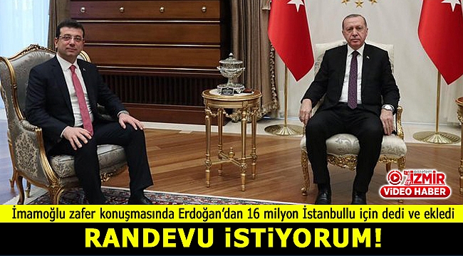 Zafer konuşmasında Erdoğan'dan randevu istedi