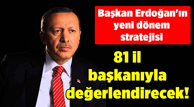 81 il başkanıyla değerlendirecek! Başkan Erdoğan'ın yeni dönem stratejisi
