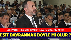 AK Partili Hızal'dan Başkan Soyer'e sert eleştiri: Eşit davranmak böyle mi olur?