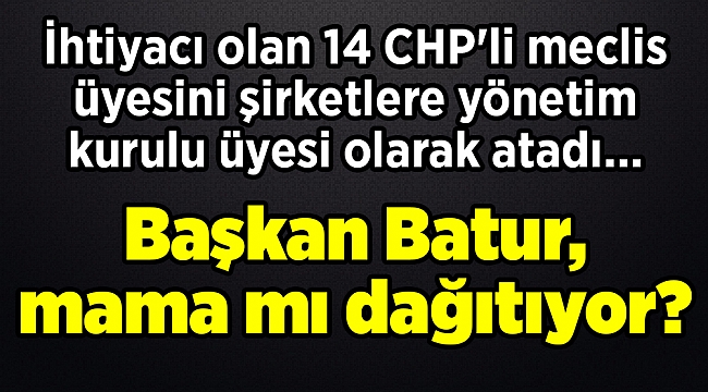 Konak Belediye Başkanı mama mı dağıtıyor?