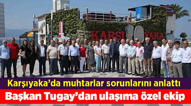 Başkan Tugay’dan ulaşıma özel ekip