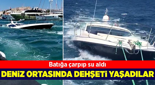 Batığa çarpıp, su alan yatın kaptanı ve 5 kişiyi Sahil Güvenlik kurtardı