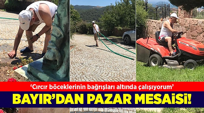 Bayır'dan pazar mesaisi!