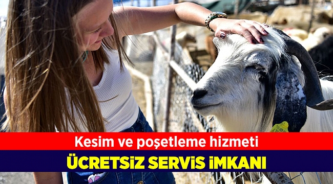 Bornova Belediyesi&#039;nden modern ve hijyenik koşullarda kurban hizmeti