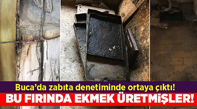Buca’da sağlıksız ekmek fırınına müdahale