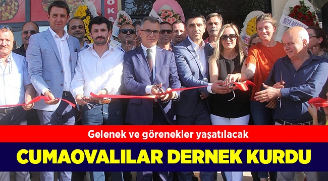 Cumaovalılar dernek kurdu