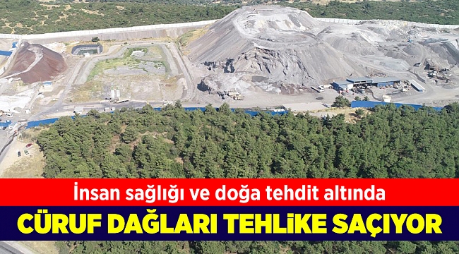 Cüruf depolama alanı tedirgin ediyor