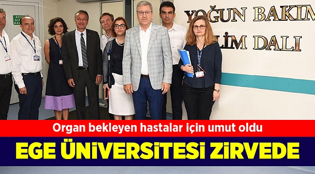 Ege Üniversitesi ‘Organ Bağışı’nda da zirvede