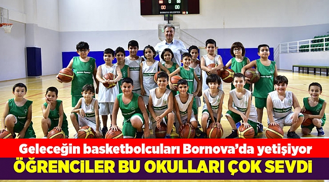 Geleceğin basketbolcuları Bornova’da yetişiyor