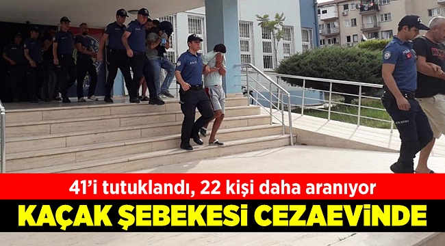 Göçmen Kaçakçılığı operasyonunda 41 kişi tutuklandı