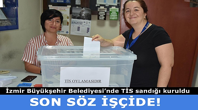 İZENERJİ işçileri TİS için oylama yaptı