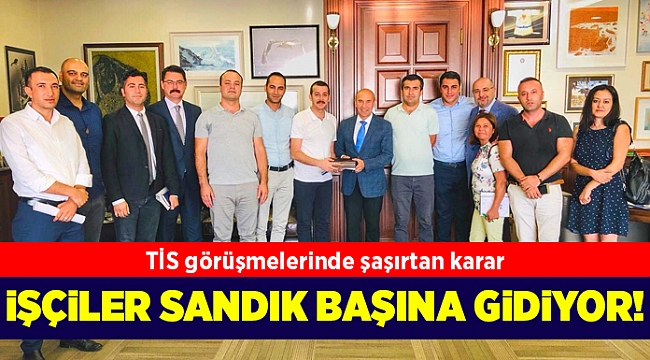 İzmir Büyükşehir Belediyesi çalışanları sandık başına gidiyor