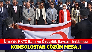 İzmir'de KKTC Barış ve Özgürlük Bayramı kutlaması