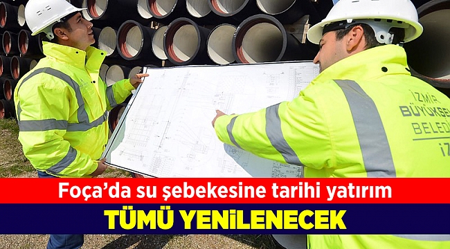 İZSU 70 kilometrelik şebeke hattını yenileyecek