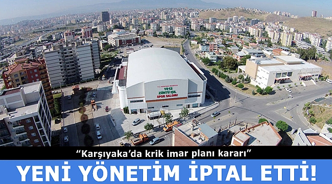 Karşıyaka'da imar iptali
