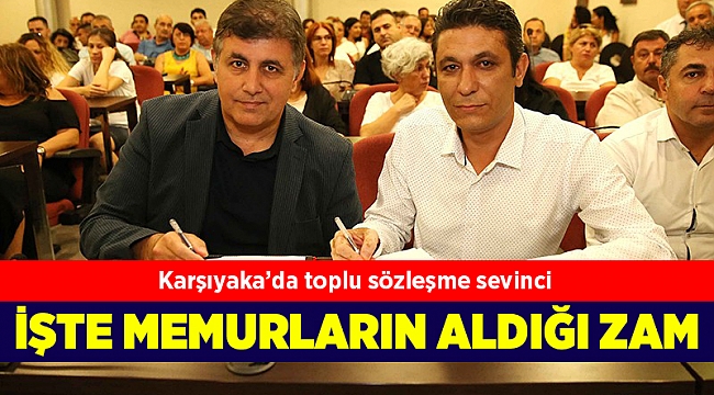 Karşıyaka’da Toplu Sözleşme Sevinci