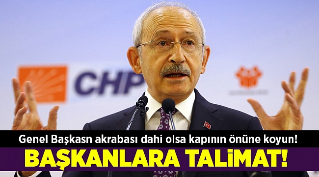 Kılıçdaroğlu&#039;ndan başkanlara talimat: 7 ilkeyi temel alın