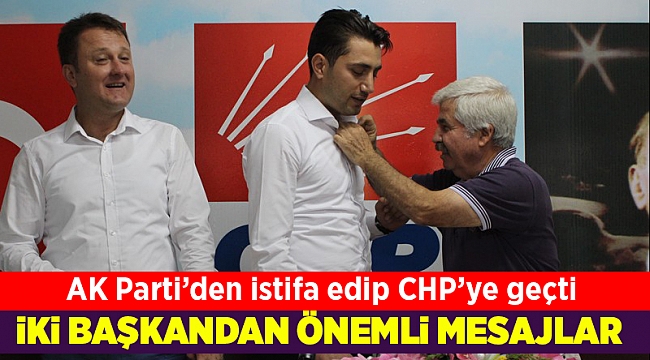 Menemen'de AK Parti'den istifa edip CHP'ye geçtiler