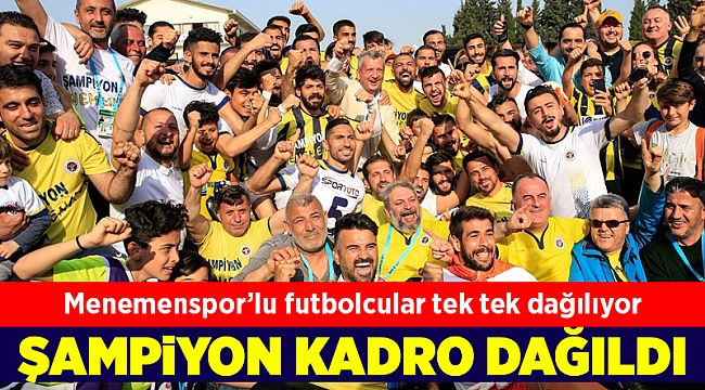 Menemenspor iskeleti dağıttı
