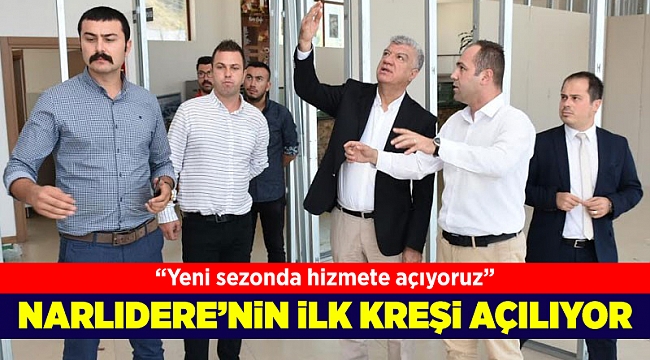 Narlıdere Belediyesi ilk kreşini açıyor